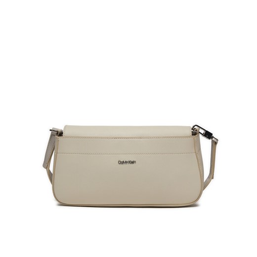 Torebka Calvin Klein Business Shoulder Bag_Saffiano K60K611680 Écru Calvin Klein 00 eobuwie.pl