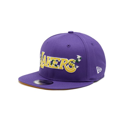 Czapka z daszkiem New Era LA Lakers Flower Wordmark 60358100 Fioletowy ze sklepu eobuwie.pl w kategorii Czapki z daszkiem damskie - zdjęcie 183971514