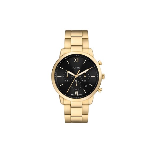 Zegarek Fossil Neutra Chronograph FS6093 Złoty ze sklepu eobuwie.pl w kategorii Zegarki - zdjęcie 183971531