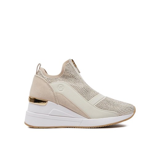 Sneakersy MICHAEL Michael Kors Spencer 43S4SPFS4D Écru ze sklepu eobuwie.pl w kategorii Buty sportowe damskie - zdjęcie 183971543
