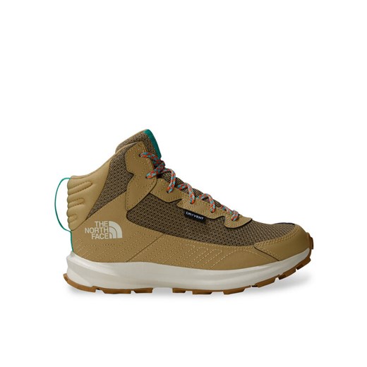 Trekkingi The North Face Fastpack Hiker Mid Wp NF0A7W5VV7O1 Beżowy ze sklepu eobuwie.pl w kategorii Buty trekkingowe dziecięce - zdjęcie 183971564