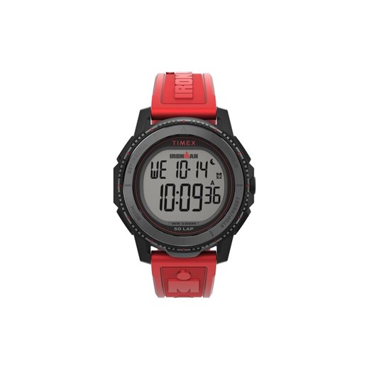 Zegarek Timex Ironman Digital Adrenaline TW5M57900 Czerwony ze sklepu eobuwie.pl w kategorii Zegarki - zdjęcie 183971660