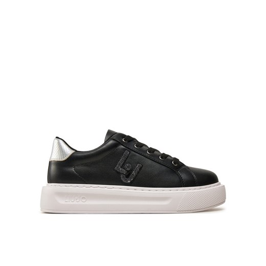 Sneakersy Liu Jo Mini Kylie 4F4305 EX014 D Czarny ze sklepu eobuwie.pl w kategorii Buty sportowe dziecięce - zdjęcie 183971672