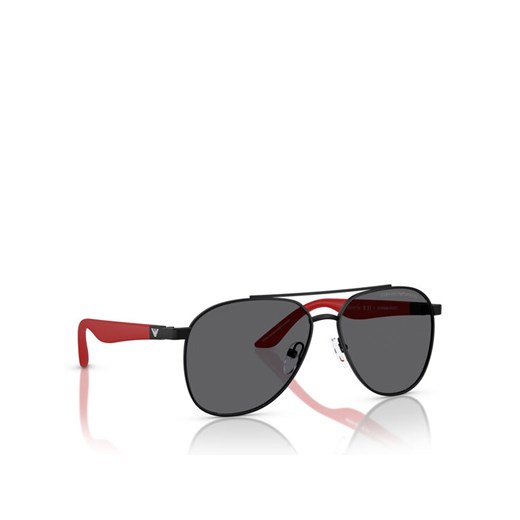 Okulary przeciwsłoneczne Emporio Armani 0EK2001 3001T353 Czarny ze sklepu eobuwie.pl w kategorii Okulary przeciwsłoneczne męskie - zdjęcie 183971703