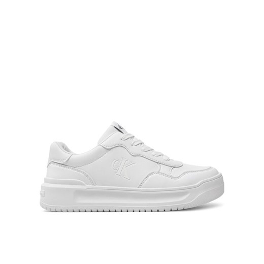 Sneakersy Calvin Klein Jeans Low Cut Lace-Up Sneaker V3A9-80980-1355 S Biały ze sklepu eobuwie.pl w kategorii Buty sportowe dziecięce - zdjęcie 183971780