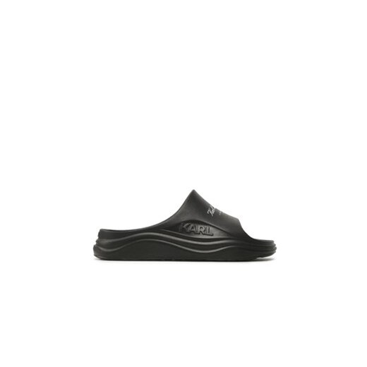 Klapki KARL LAGERFELD KL75007 Czarny Karl Lagerfeld 40 eobuwie.pl