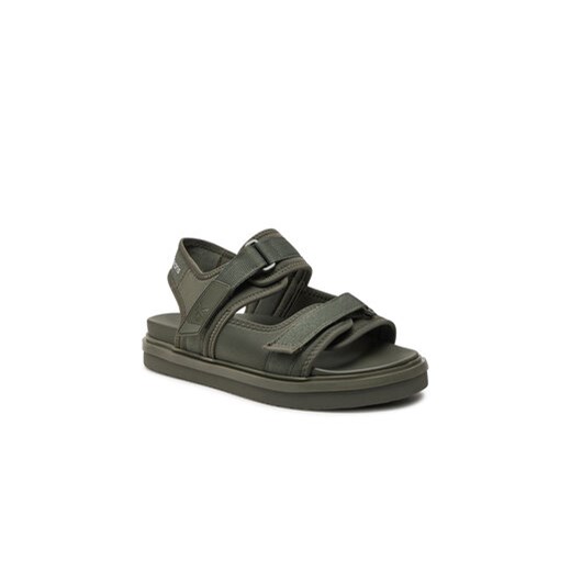 Sandały Calvin Klein Jeans Sandal Velcro Np In Mr YM0YM00940 Zielony 41 eobuwie.pl