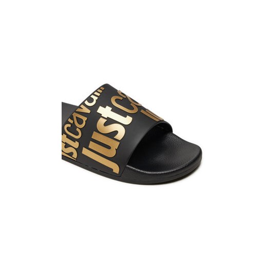 Klapki Just Cavalli 76QA3SZ1 Czarny Just Cavalli 41 eobuwie.pl
