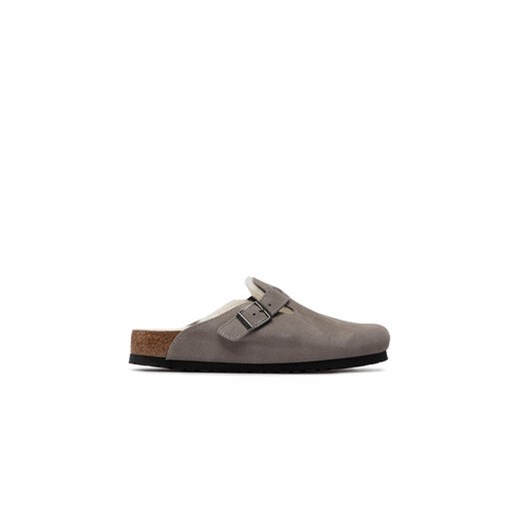 Kapcie Birkenstock Boston 1017650 Szary 42 eobuwie.pl