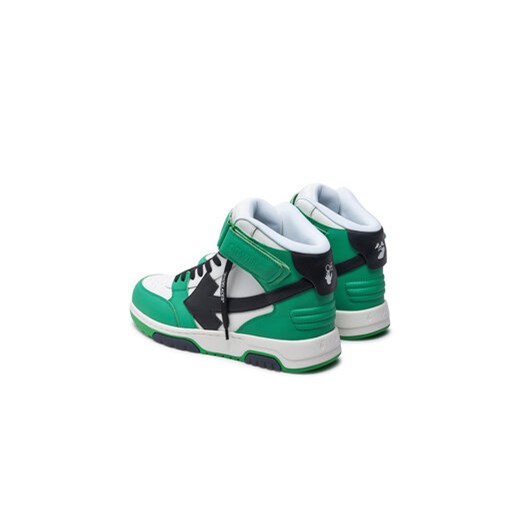 Sneakersy Off-White OMIA259S23LEA0015510 Zielony 41 eobuwie.pl