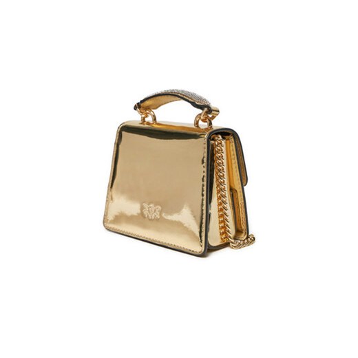 Torebka PINKO Love One Top Handle Micro Light AI 24-25 PLTT 102740 A1JD Złoty Pinko OS eobuwie.pl