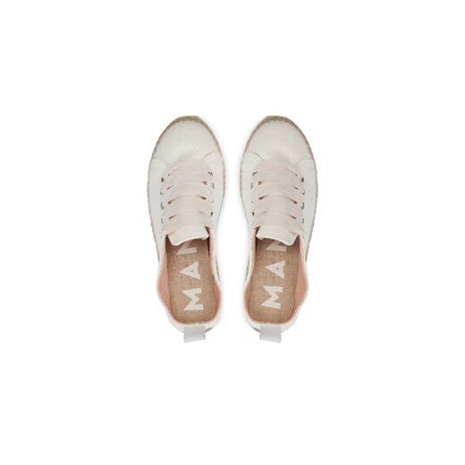 Espadryle Manebi La Havana Lace-Up Espadrilles O 7.0 E0 Biały Manebi 38 eobuwie.pl