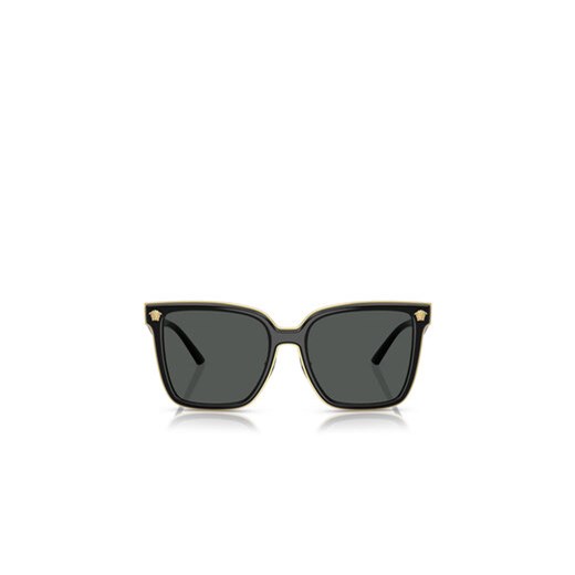 Okulary przeciwsłoneczne Versace 0VE2278D GB1/8758 Czarny Versace 00 eobuwie.pl
