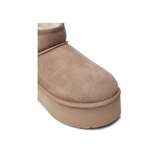 Śniegowce EMU Australia Stinger Micro Flatform W13082 Beżowy Emu Australia 37 eobuwie.pl