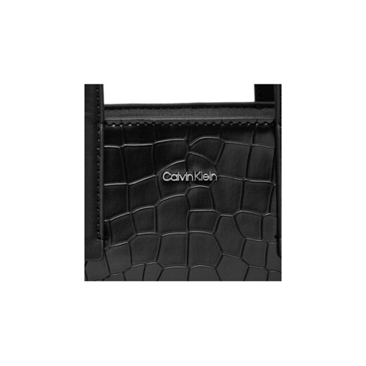 Torebka Calvin Klein Ck Must Mini Tote_Croco K60K612163 Czarny Calvin Klein 00 eobuwie.pl