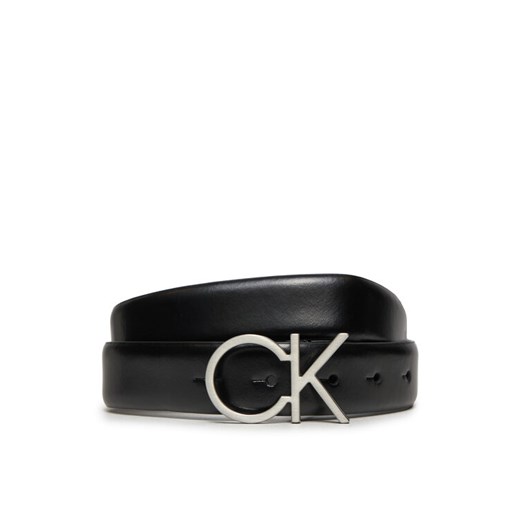 Calvin Klein Pasek Damski Re-Lock Ck Logo Belt 30Mm K60K610157 Czarny ze sklepu MODIVO w kategorii Paski damskie - zdjęcie 183985131