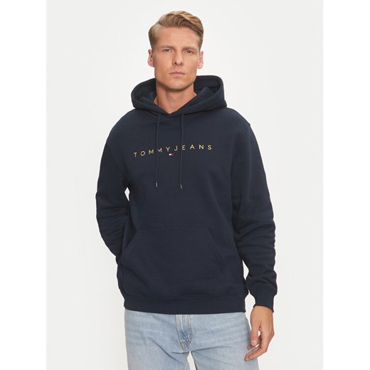 Tommy Jeans Bluza DM0DM20503 Granatowy Regular Fit ze sklepu MODIVO w kategorii Bluzy męskie - zdjęcie 183985154