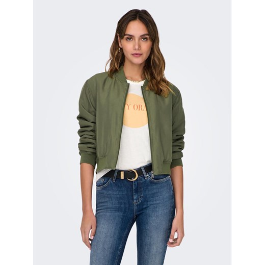 ONLY Kurtka bomber Alma 15315820 Zielony Regular Fit ze sklepu MODIVO w kategorii Kurtki damskie - zdjęcie 183985172