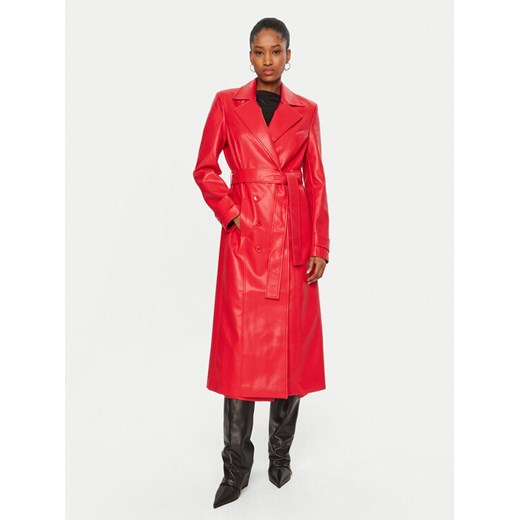 BARDOT Trencz Vegan 59736JB Czerwony Regular Fit ze sklepu MODIVO w kategorii Płaszcze damskie - zdjęcie 183985250