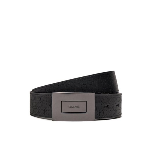 Calvin Klein Pasek Męski Adj/Rev Formal Plaque Mono 35mm K50K511573 Czarny ze sklepu MODIVO w kategorii Paski męskie - zdjęcie 183985282