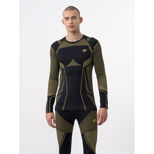 4F Bielizna termoaktywna górna 4FAW23USEAM105 Czarny Slim Fit ze sklepu MODIVO w kategorii Bielizna termoaktywna męska - zdjęcie 183985293