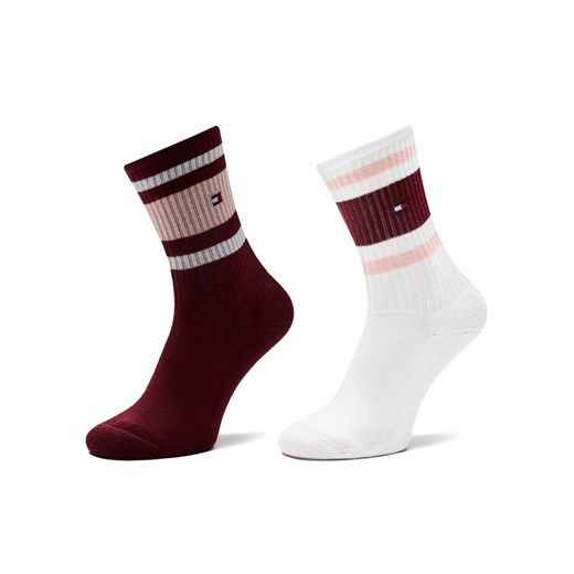 Tommy Hilfiger Zestaw 2 par wysokich skarpet dziecięcych 701229942 Brązowy ze sklepu MODIVO w kategorii Skarpetki dziecięce - zdjęcie 183985311