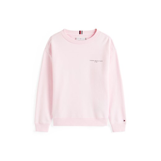 Tommy Hilfiger Bluza KS0KS00640 Różowy Regular Fit ze sklepu MODIVO w kategorii Bluzy dziewczęce - zdjęcie 183985320