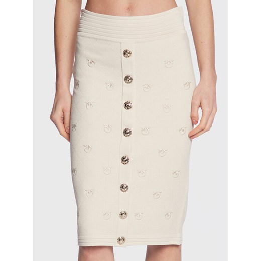 Pinko Spódnica ołówkowa 100144 A0HW Beżowy Slim Fit ze sklepu MODIVO w kategorii Spódnice - zdjęcie 183985334