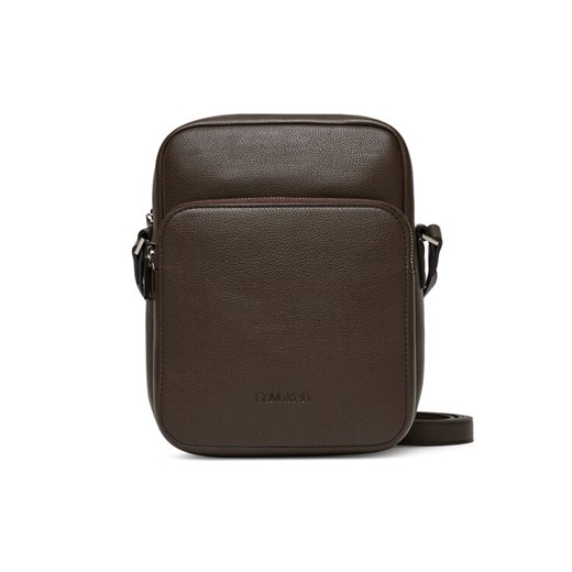 Calvin Klein Saszetka Micro Pebble Crossbody S LV04D3076G Brązowy ze sklepu MODIVO w kategorii Torby męskie - zdjęcie 183985391