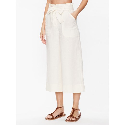 MAX&Co. Kuloty Finestra 71311723 Écru Relaxed Fit ze sklepu MODIVO w kategorii Spodnie damskie - zdjęcie 183985451