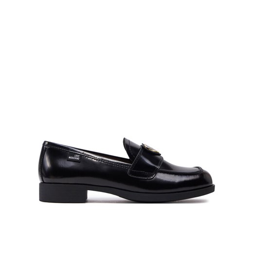 LOVE MOSCHINO Lordsy JA10172G1IJD0000 Czarny ze sklepu MODIVO w kategorii Lordsy damskie - zdjęcie 183985460