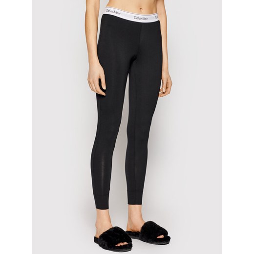 Calvin Klein Underwear Legginsy 0000D1632E Czarny Slim Fit ze sklepu MODIVO w kategorii Piżamy damskie - zdjęcie 183985533