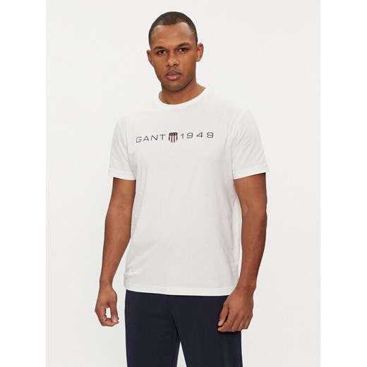 Gant T-Shirt Graphic 2003242 Écru Regular Fit Gant L MODIVO