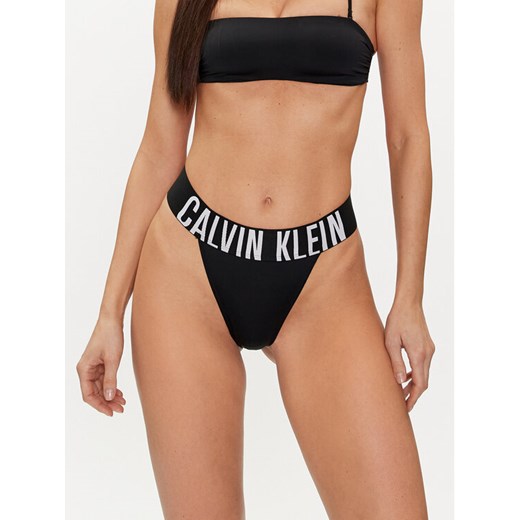 Calvin Klein Underwear Stringi 000QF7638E Czarny Calvin Klein Underwear M MODIVO