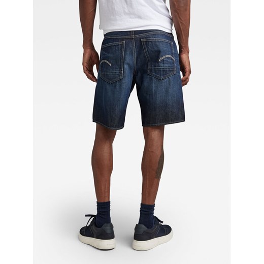G-Star Raw Szorty jeansowe D20776-B988-D350 Granatowy Regular Fit ze sklepu MODIVO w kategorii Spodenki męskie - zdjęcie 183985731