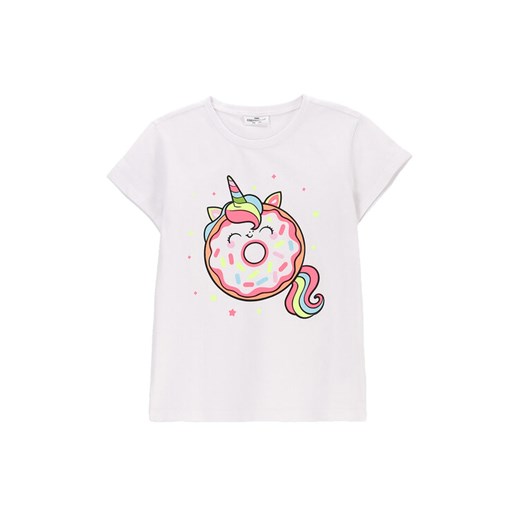 Coccodrillo T-Shirt WC5143210VGD Biały Regular Fit ze sklepu MODIVO w kategorii Bluzki dziewczęce - zdjęcie 183985751