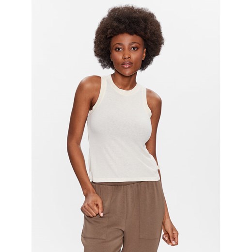 Outhorn Top TSLEF006 Écru Regular Fit Outhorn XS MODIVO