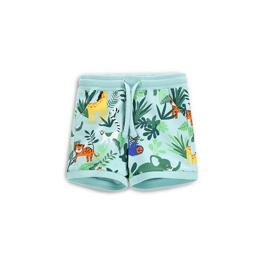 Coccodrillo Szorty sportowe WC5121503TBN Zielony Regular Fit ze sklepu MODIVO w kategorii Spodenki niemowlęce - zdjęcie 183985821