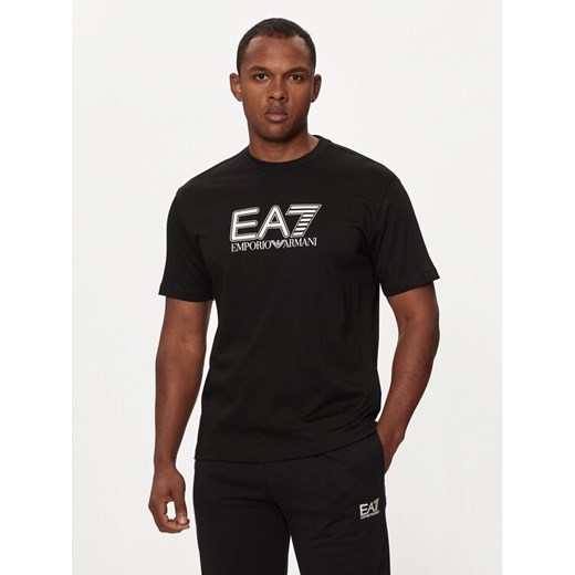 EA7 Emporio Armani T-Shirt 6DPT81 PJVPZ 1200 Czarny Regular Fit M MODIVO