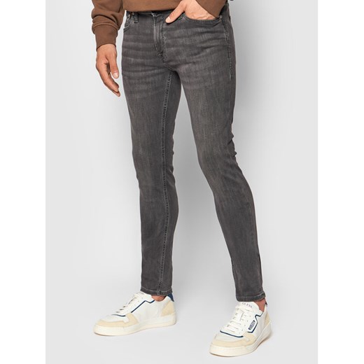 Jack&Jones Jeansy Liam Original 12109954 Szary Skinny Fit 34_34 MODIVO