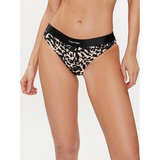 Calvin Klein Swimwear Dół od bikini KW0KW02490 Czarny ze sklepu MODIVO w kategorii Stroje kąpielowe - zdjęcie 183986040