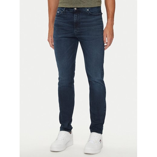 Tommy Jeans Jeansy Simon DM0DM19317 Granatowy Skinny Fit ze sklepu MODIVO w kategorii Jeansy męskie - zdjęcie 183986053
