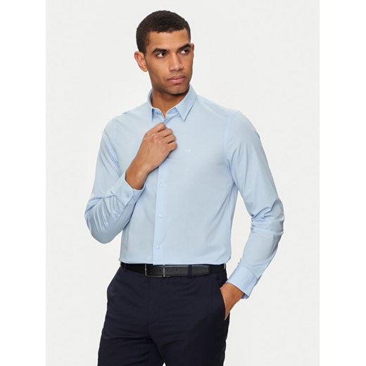 Calvin Klein Koszula K10K110856 Niebieski Slim Fit Calvin Klein XL MODIVO