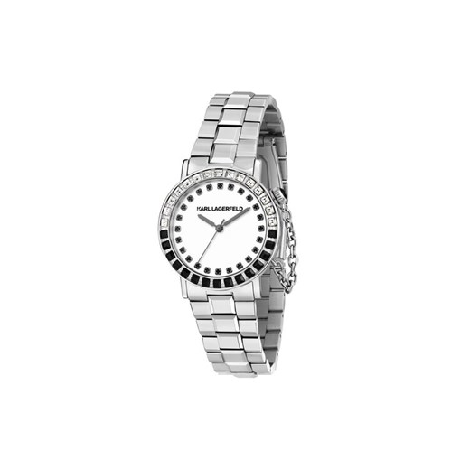 KARL LAGERFELD Zegarek R0553100501 Srebrny ze sklepu MODIVO w kategorii Zegarki - zdjęcie 183986072