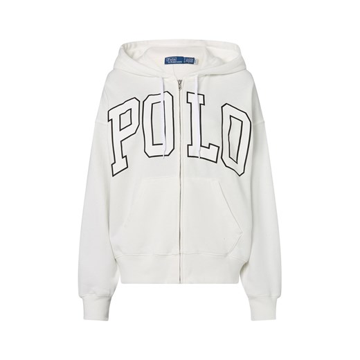 Polo Ralph Lauren Damska kurtka dresowa Kobiety Materiał dresowy écru nadruk ze sklepu vangraaf w kategorii Bluzy damskie - zdjęcie 183990474
