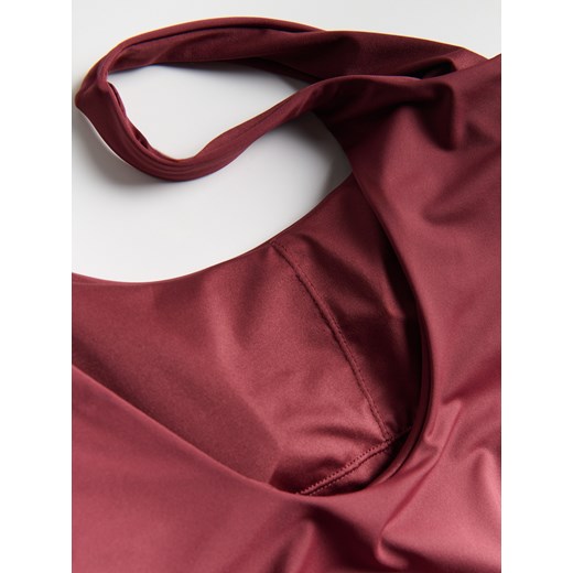 Reserved - Jednoczęściowy strój kąpielowy - ciemnofioletowy Reserved 38 Reserved