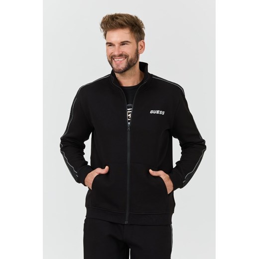 GUESS Czarna męska bluza Mickey Full Zip, Rozmiar XXL ze sklepu outfit.pl w kategorii Bluzy męskie - zdjęcie 183992074