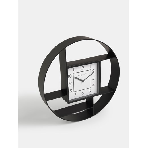 Sinsay - Okrągły zegar ścienny - czarny Sinsay One Size Sinsay