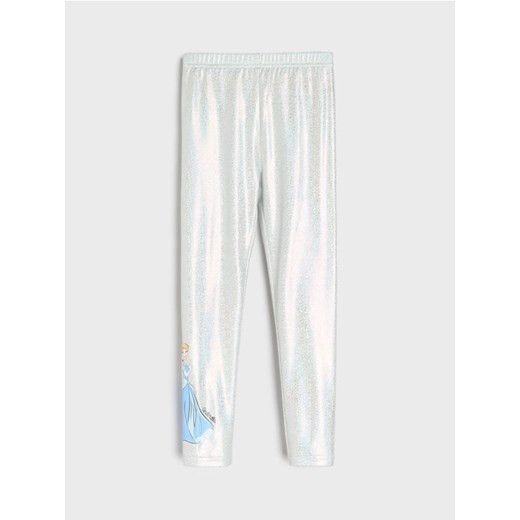 Sinsay - Legginsy Disney Princess - srebrny ze sklepu Sinsay w kategorii Spodnie dziewczęce - zdjęcie 183992652