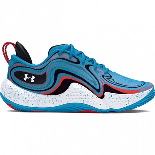 Buty uniseks do koszykówki Under Armour UA Spawn 6 MM - niebieskie ze sklepu Sportstylestory.com w kategorii Buty sportowe męskie - zdjęcie 183993803